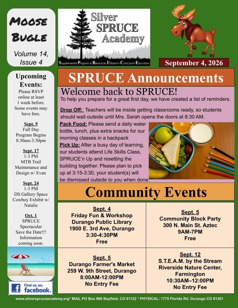 Cover of the September 4, 2026 Moose Bugle
