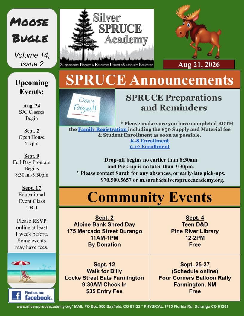 Cover of the August 21, 2026 Moose Bugle